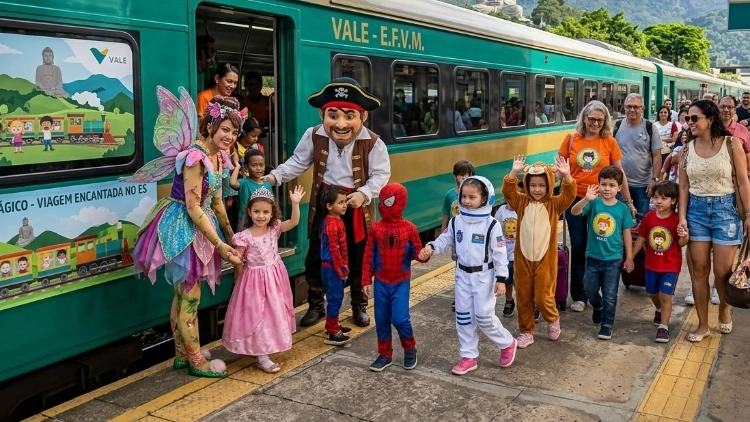 EXPRESSO ENCANTADO: A MAGIA VAI DE TREM